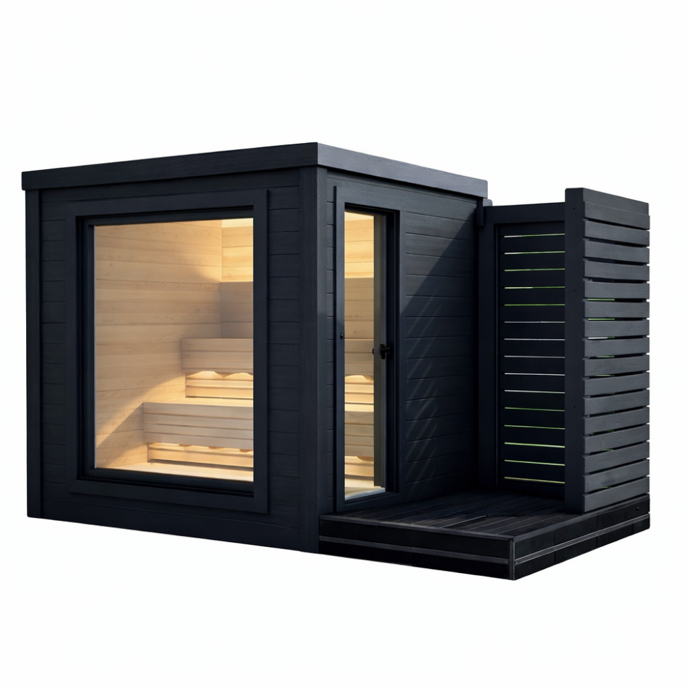 Sauna Sunset z białego cedru - obrazek 4