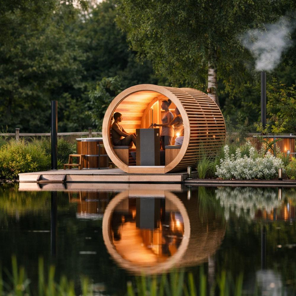 Sauna Nicksen Royal z drewna Thermo Abachi - wersja premium - obrazek 3