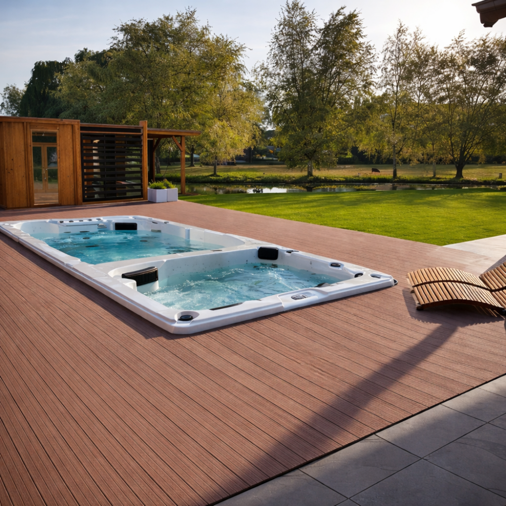 Swim Spa ALICANTE Diamond – 2w1 Basen z przeciwprądem + Jacuzzi 6m - obrazek 6