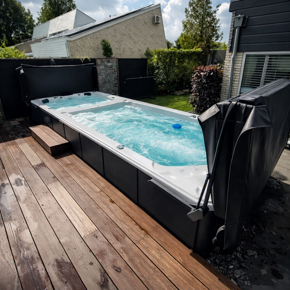 Swim Spa ALICANTE Diamond – 2w1 Basen z przeciwprądem + Jacuzzi 6m - obrazek 10