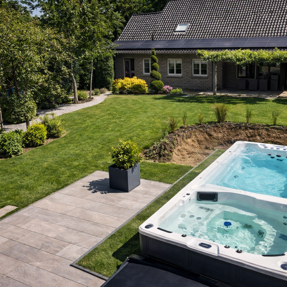 Swim Spa ALICANTE Diamond – 2w1 Basen z przeciwprądem + Jacuzzi 6m - obrazek 11