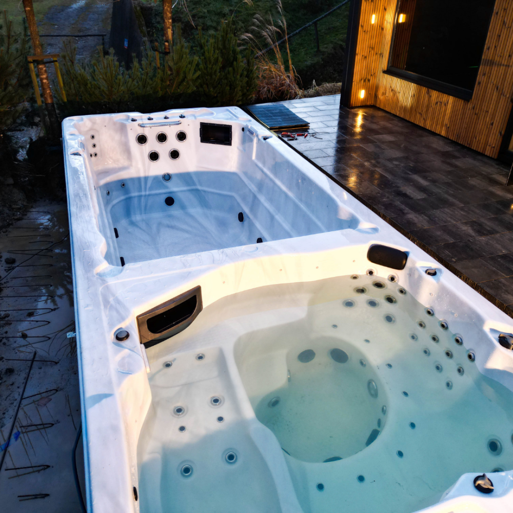 Swim Spa ALICANTE Diamond – 2w1 Basen z przeciwprądem + Jacuzzi 6m - obrazek 3