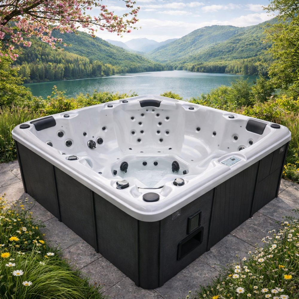 Jacuzzi Ogrodowe Grand Atlantic dla 5 osób – Wanna SPA Całoroczna - obrazek 2