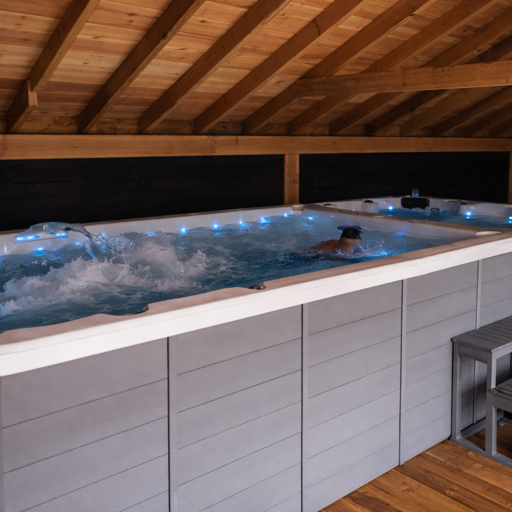 Swim Spa ALICANTE Diamond – 2w1 Basen z przeciwprądem + Jacuzzi 6m - obrazek 9