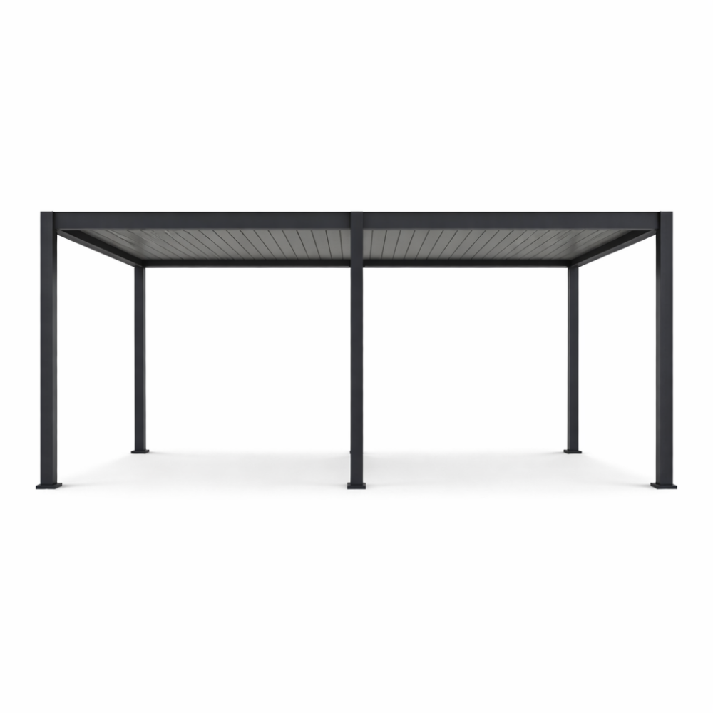 Pergola Aluminiowa Ogrodowa 360x600 cm DELUXE – Wolnostojąca, Elektryczna + LED - obrazek 7