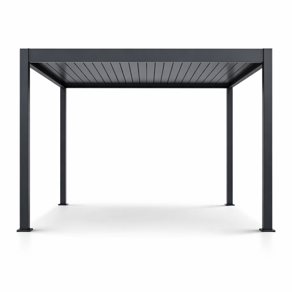 Pergola Aluminiowa Ogrodowa 300x400 cm PREMIUM – Wolnostojąca, Elektryczna + LED - obrazek 11
