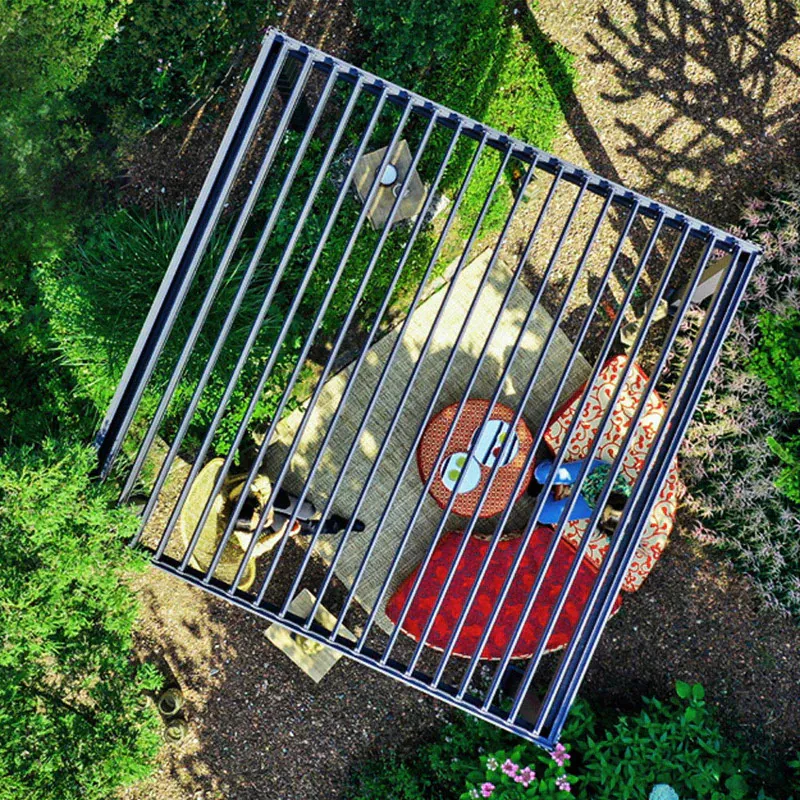 Pergola Aluminiowa Ogrodowa 300x300 cm LOOK - Wolnostojąca, Stalowe Lamele - obrazek 5