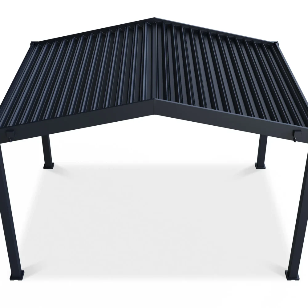 Pergola Aluminiowa Ogrodowa 300x400 cm SUMMIT - Wolnostojąca, Wysokie Zadaszenie - obrazek 4